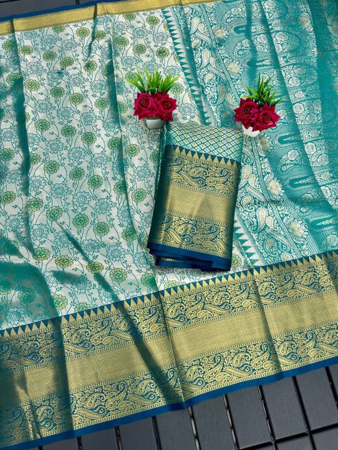 Aab Four Handloom Heavy Kanchipuram Silk Sarees Catalog